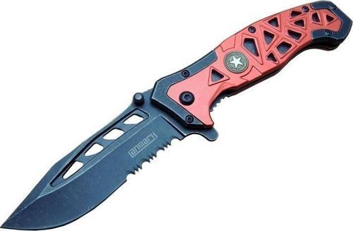Lanmark MX50 Testereli Outdoor Çakı 21 cm - Otomatik, Kemerlikli