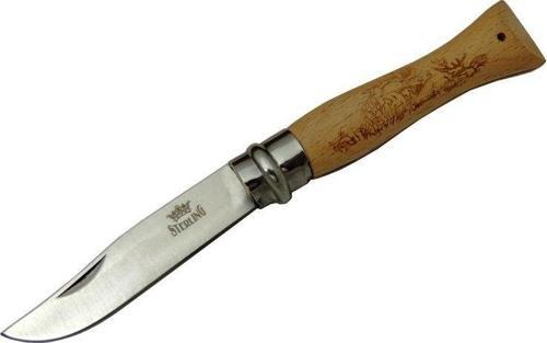 Sterling T0195 Bahçe Çakı 16 cm - Ahşap Sap, Bilezikli, Kılıflı