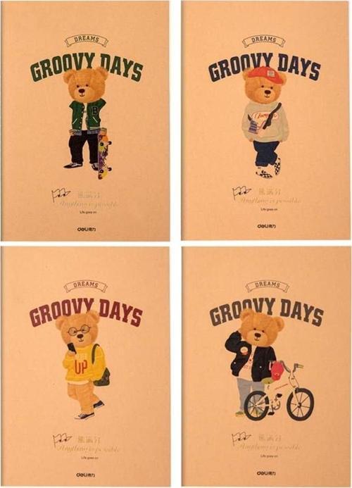 Groovy Days Notebook A4 Çizgili FB540
