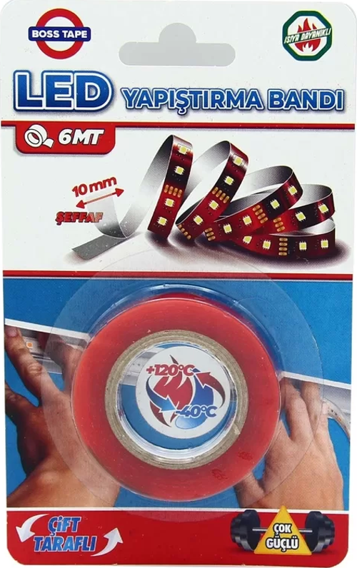 3968 ÇİFT TARAFLI LED YAPIŞTIRMA BANDI 10mmx6m