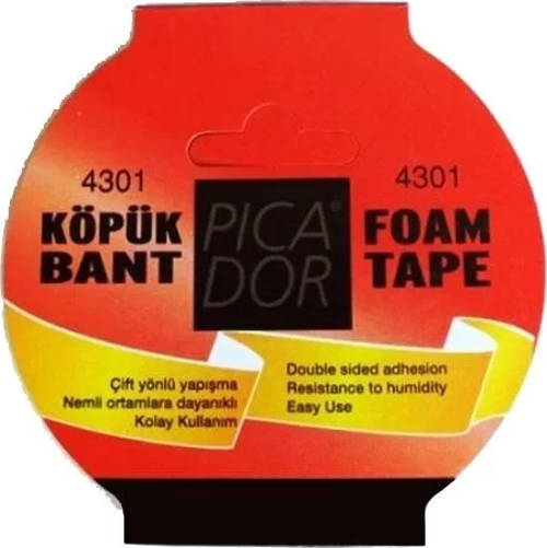 ÇİFT TARAFLI KÖPÜK BANT 50mmx5m ASKILI (KO005)