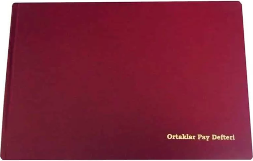 Ortaklar Pay Defteri Ciltli Numaralı 96 Yaprak