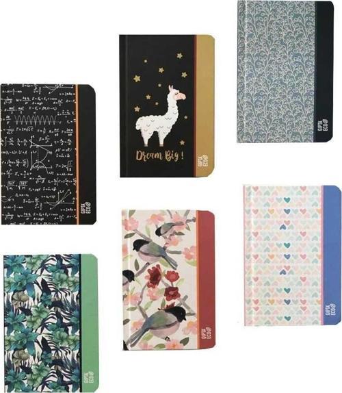 Defter Positive İplik Dikişli Spiralli Kpk 14x20 96 Yaprak Kareli