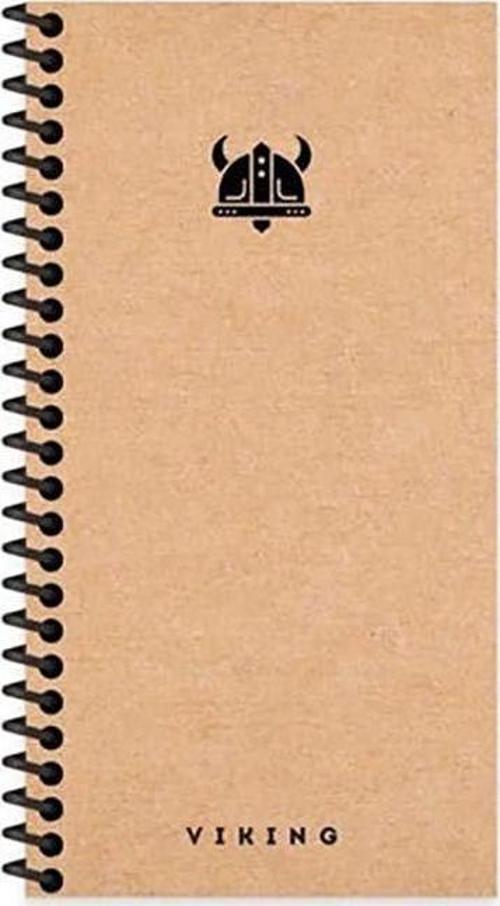 10X19 Sert Kapak La Plume Viking 80 Yaprak Spiralli Çizgisiz Defter Başlık 417968-99