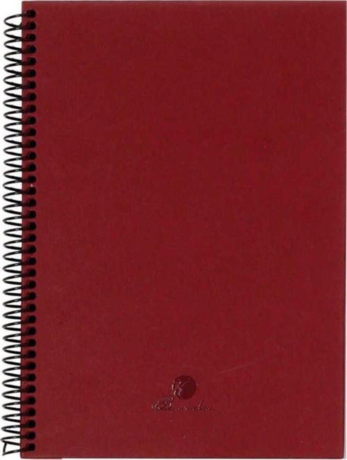 Color Defter Sert Kapak Spiralli 17x24 cm 60 Yaprak Bordo
