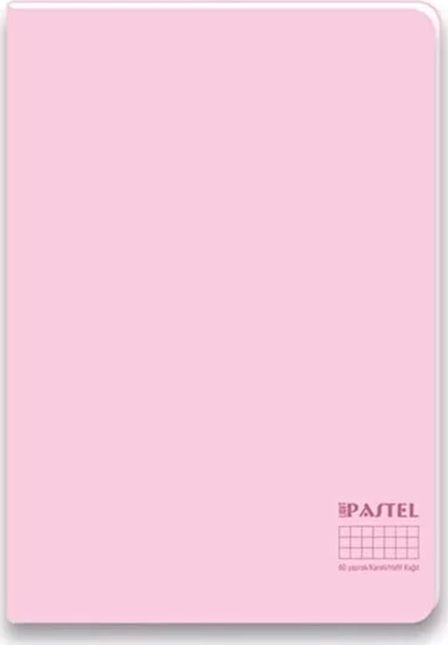 Pastel Light Pp.Kapak Dikişli Defter A4 60yp.Kareli 335212