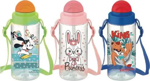 Fun Tritan Desenli Pipetli Matara 500 Cc K751000