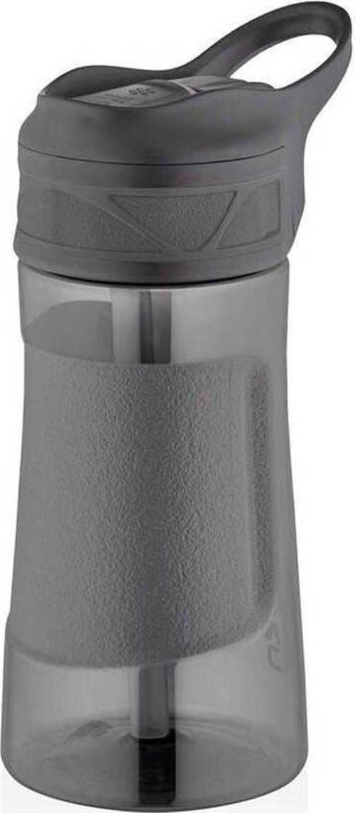 Tritan Pipetli Su Matarası Playoff 460 ml Siyah