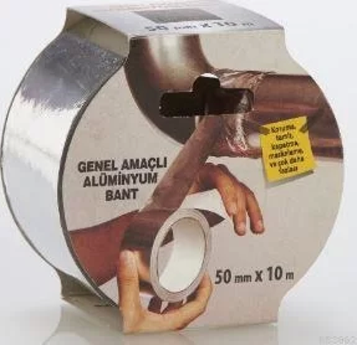 ALÜMİNYUM BANT 50mmx10m ASKLI (KH001)