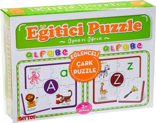 7197 Çark Puzzle Alfabe -Dıytoy