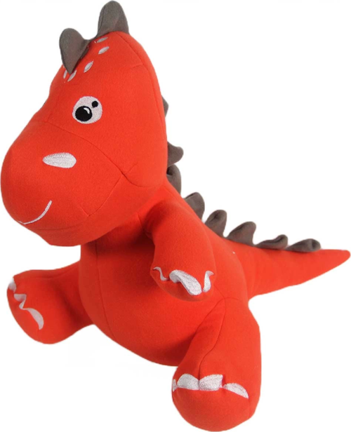 Dino Peluş Oyuncak Turuncu 40 Cm