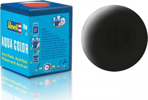 Aqua Color Black - Mat Boya - 18 Ml