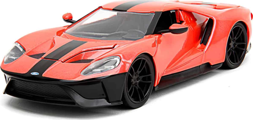 1:24 Jada Pink Slips 2017 Ford Gt Metallic Orange Model Araba
