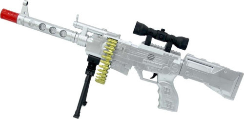 Ak-47 Electric Flash Gun Işıklı Sesli Tüfek