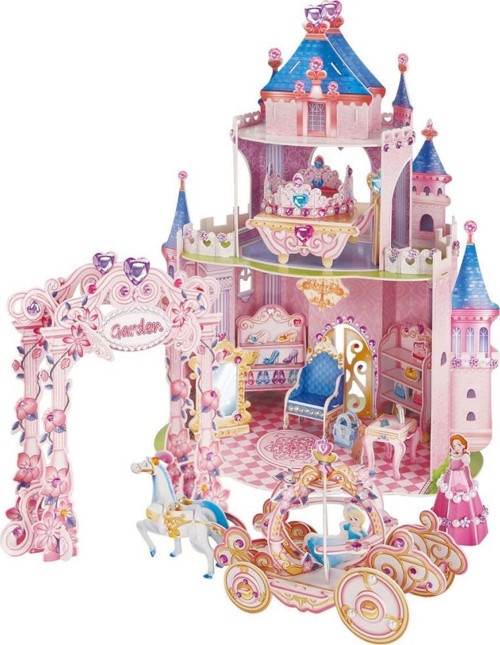 Cubicfun Prenses Gizli Bahçe Şatosu 3D Puzzle