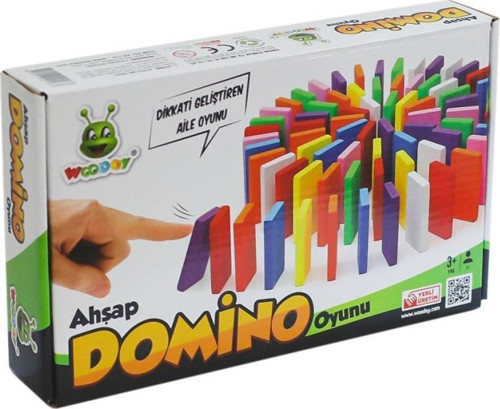 Kr116 Ahşap Domino Oyunu -Karsan Oyuncak