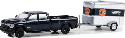 Greenlight 1/64 2023 Ram 2500 With Small Cargo Trailer Model Araba