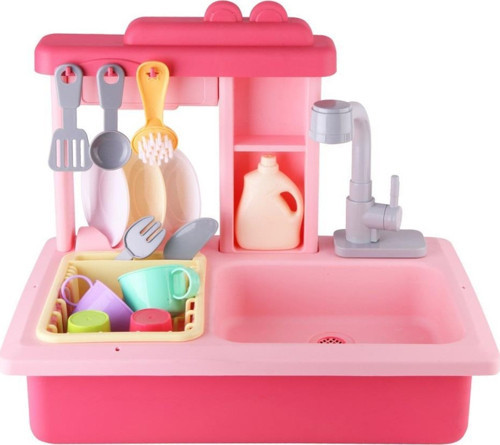 Pilli İnteraktif Lavabo Seti Pembe