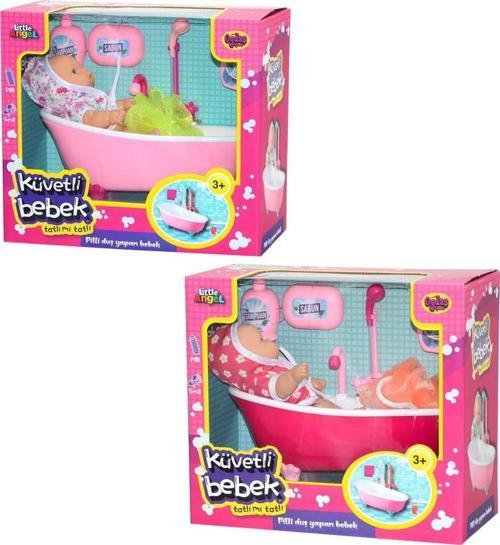 Pilli Sesli Oyuncak Küvet Banyo Yapan Et Bebek