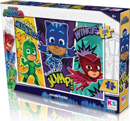 Pjm 714 Ks, Pjm Masks 100 Parça Çocuk Puzzle