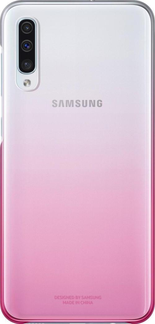 Galaxy A50 ile Uyumlu Clear Cover Pembe EF-AA505CPEGWW