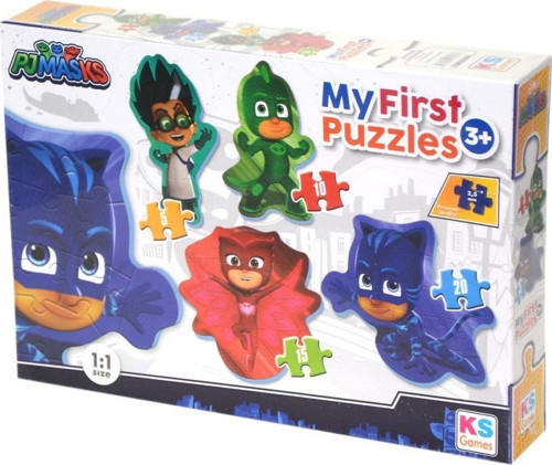 Ks Pjmasks Benim İlk Yapbozum 4'Ü Bir Arada