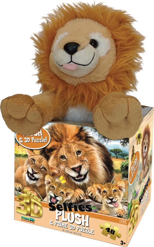 Prime 3D - Aslan Pelüş Ve Selfie 48 Parça Puzzle 15803