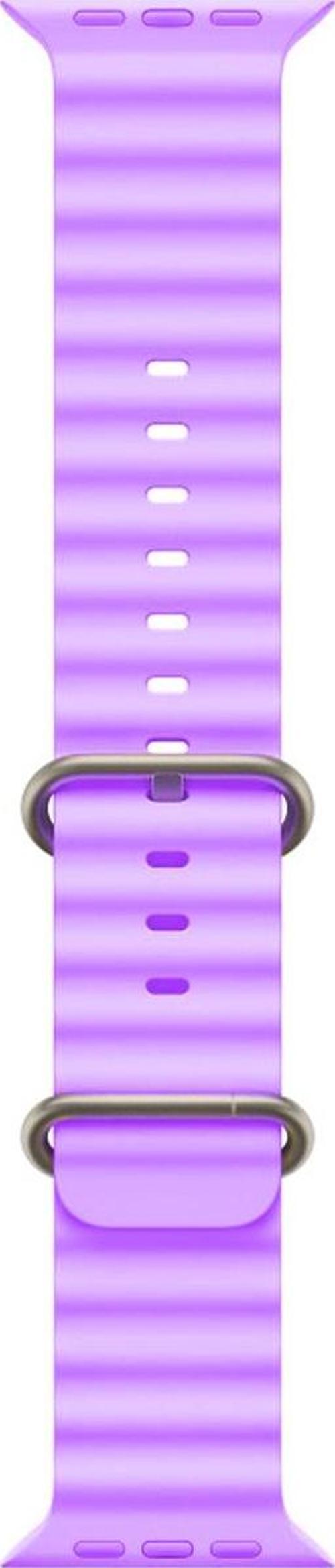 42-49Mm Yeni Nesil Apple Uyumlu Akıllı Saat Kordonu Silikon Mor