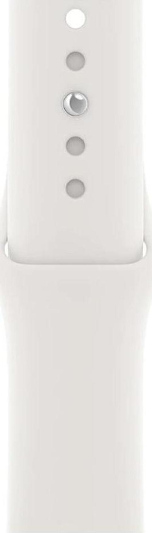 42-49mm Yeni Nesil Apple Uyumlu Akıllı Saat Kordonu Silikon Beyaz
