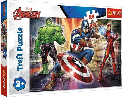 Puzzle-14321 Marvel 24 Parça Maxi Çocuk Puzzle