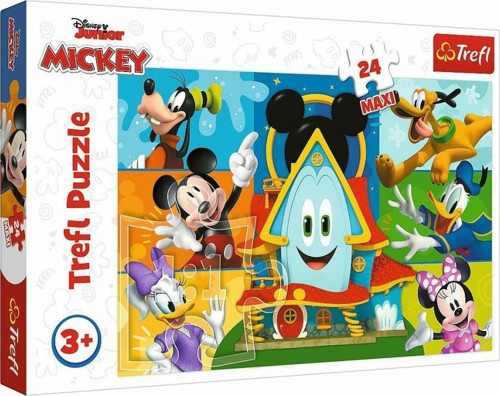 Puzzle-14351 Maxi Mickey Mouse 24 Parça Çocuk Puzzle