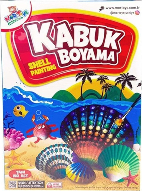 Mor Toys Kabuk Boyama Seti