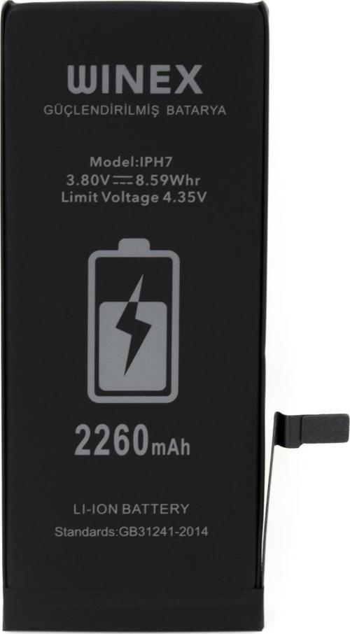Winex İphone 7G Uyumlu Güçlendirilmiş Premium Batarya