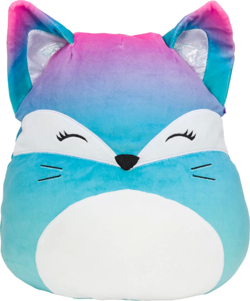 Squishmallow Pembe Mavi Tilki Vickie 20 Cm