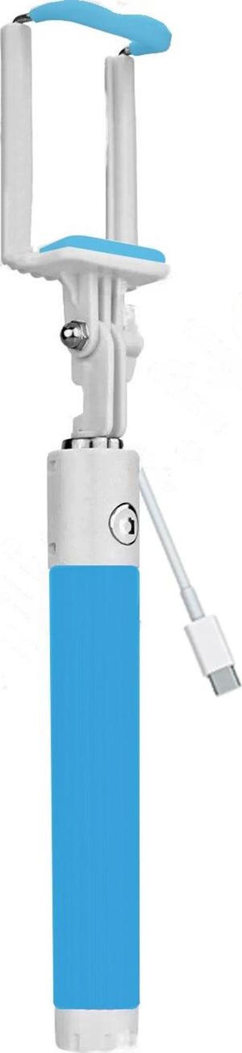 Winex SR342 Katlanabilir Type-C Selfie Stick Çubuğu Mavi