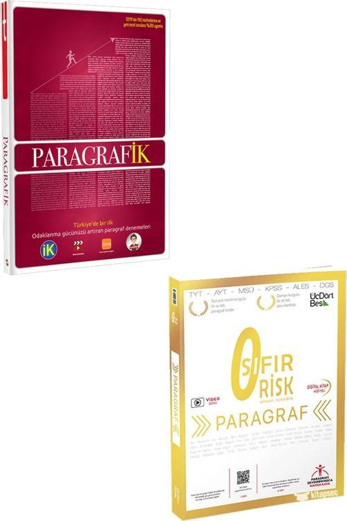 Tonguç Akademi Paragrafik Soru Bankası - Üç Dört Beş Yayınları 0 Sıfır Risk Paragraf
