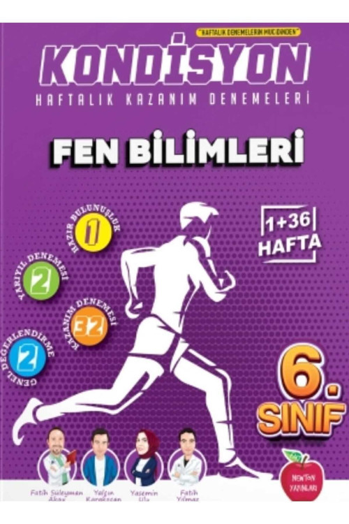 Newton Yayınları 6.Sınıf Kondisyon + Fen Bilimleri Denemesi 37 Hafta