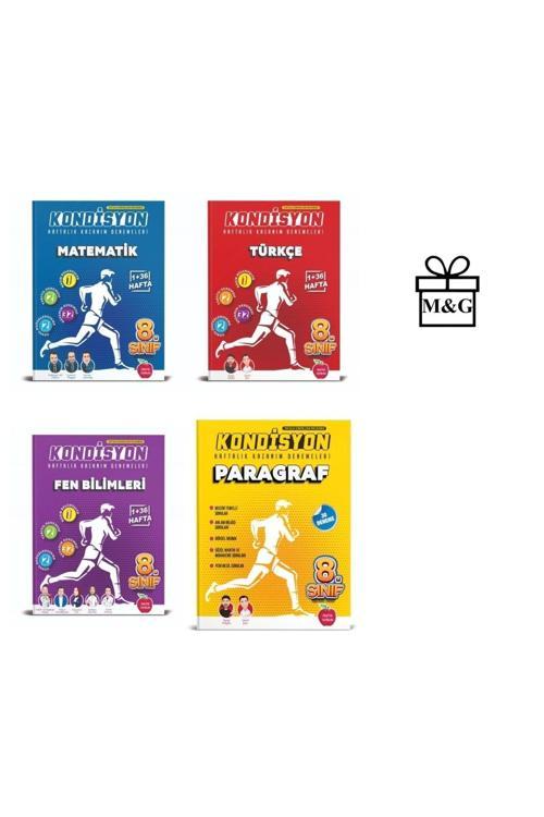 Newton Yayınları 8.Sınıf Kondisyon Matematik Türkçe Fen Bilimleri Ve Paragraf Deneme