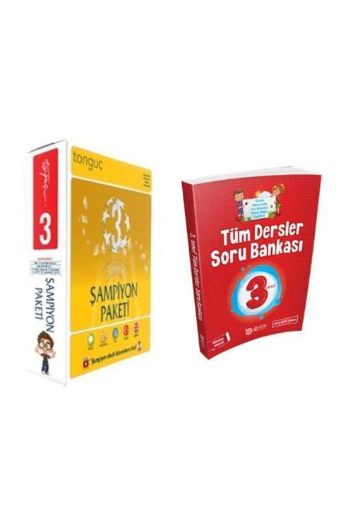Tonguç Yayınları 3. Sınıf Şampiyon Paketi Ve 4 Adım Tüm Dersler Soru Bankası Seti 2022