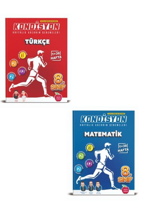 Newton Yayınları 8.Sınıf Kondisyon Türkçe, Matematik Deneme Seti Hediyeli