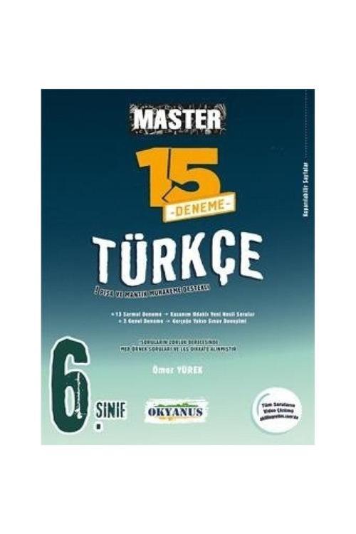 Okyanus Yayıncılık 6. Sınıf Master 15 Türkçe Denemesi