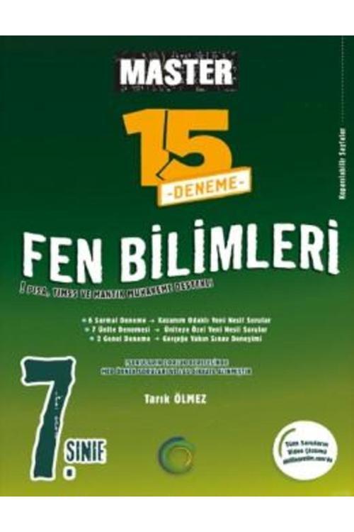 Okyanus Yayıncılık 7. Sınıf Master 15 Fen Bilimleri Denemesi