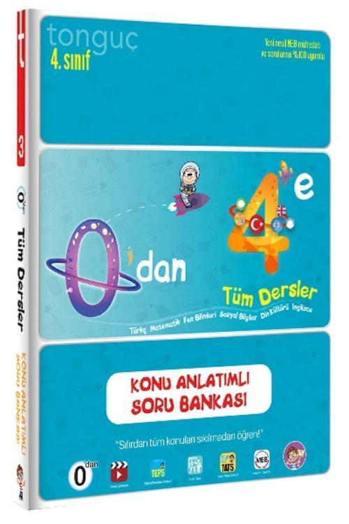 Tonguç Yayınları 4. Sınıf Tüm Dersler 0 Dan 4 E Konu Anlatımlı Soru Bankası