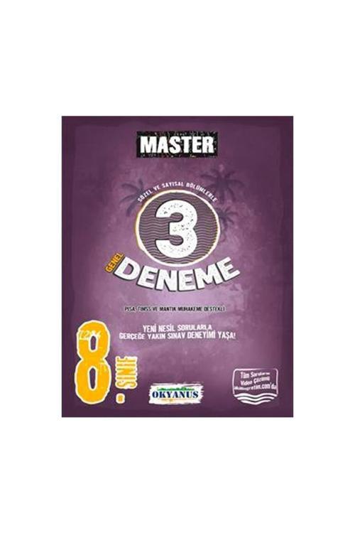 Okyanus Yayıncılık 8. Sınıf Master 3 Deneme 2021