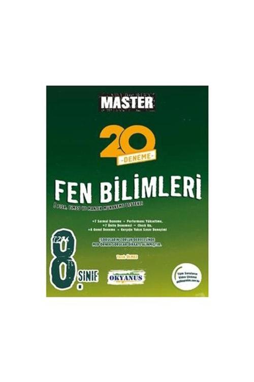Okyanus Yayıncılık 8.Sınıf Master Fen Bilimleri 20'Li Deneme