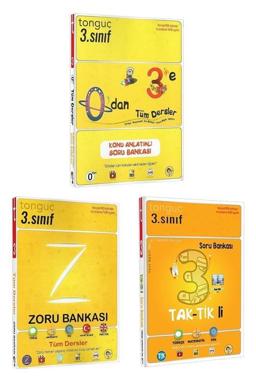 Tonguç Akademi 0'Dan 3'E Tüm Dersler Konu Anlatımlı 3. Sınıf Zoru Taktikli Soru Bankası