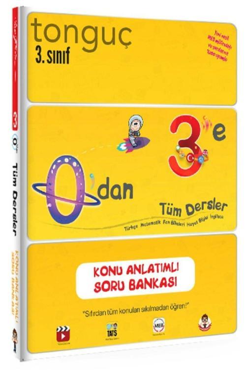 Tonguç Yayınları Yeni Baskı 3. Sınıf 0 Dan 3 E Tüm Dersler Konu Anlatımlı Soru Bankası
