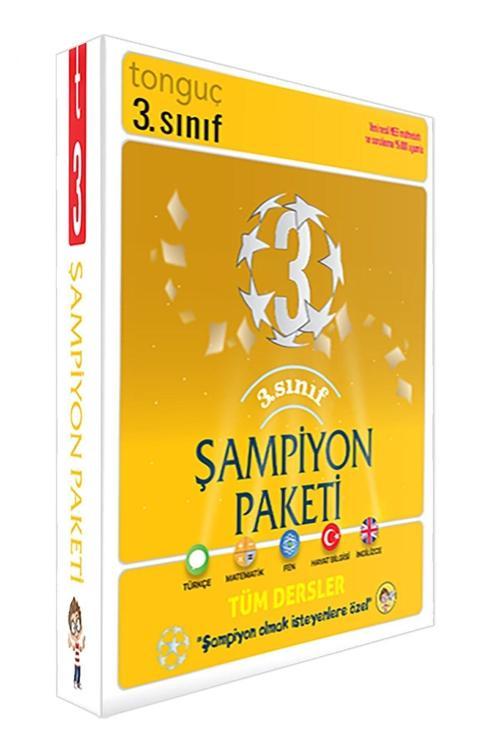 Tonguç Akademi 3. Sınıf Şampiyon Paketi (4 Kitaplı Baskı)