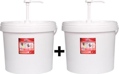 2 Adet Pompalı Sanayi Tipi Ponza'lı ( Talaşlı ) El Temizleme Sabunu (Kremi) 8 kg