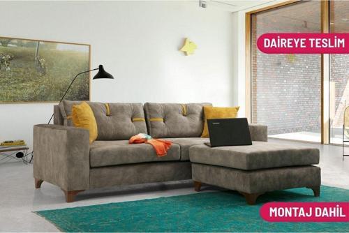 Konfor Köşe Koltuk Takımı Vizon